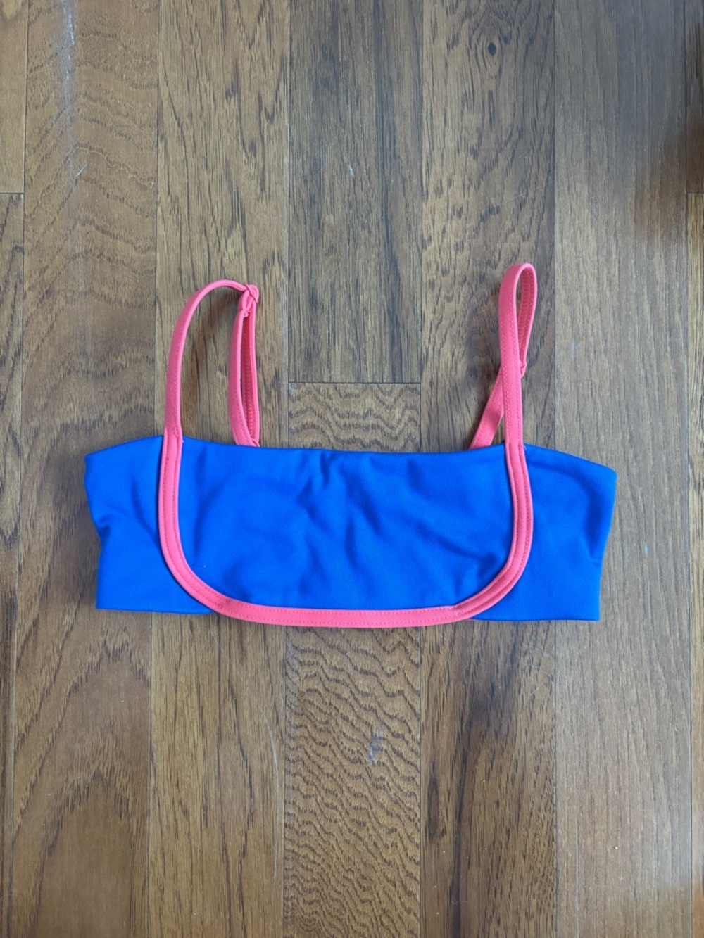 Girls Jo and Jax blue Top with coral Pink Trim CM